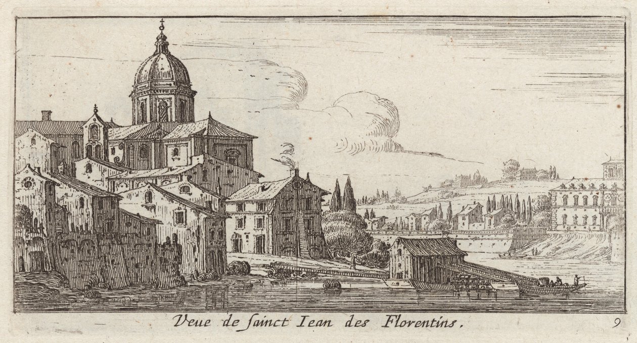Vista de São João dos Florentinos de Israël Silvestre