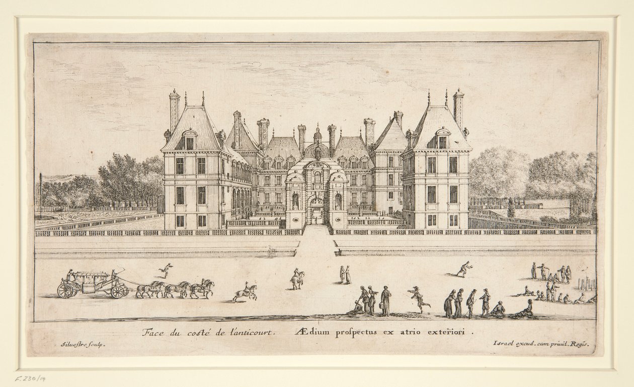 Vista de Chateau Liencourt: O Tribunal de Previdência de Israël Silvestre