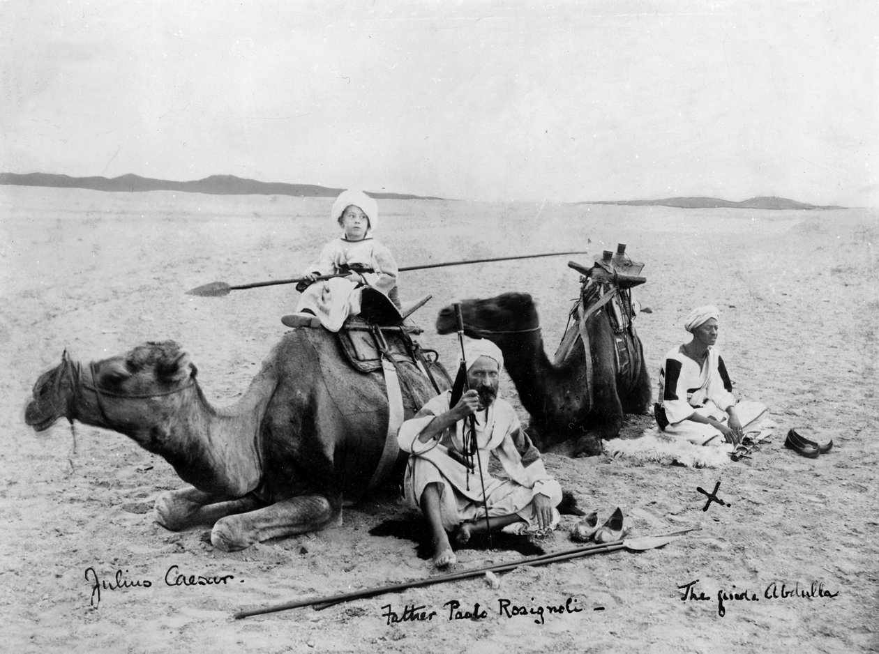 Padre Paolo Rosignoli na África, c.1885 de Italian Photographer