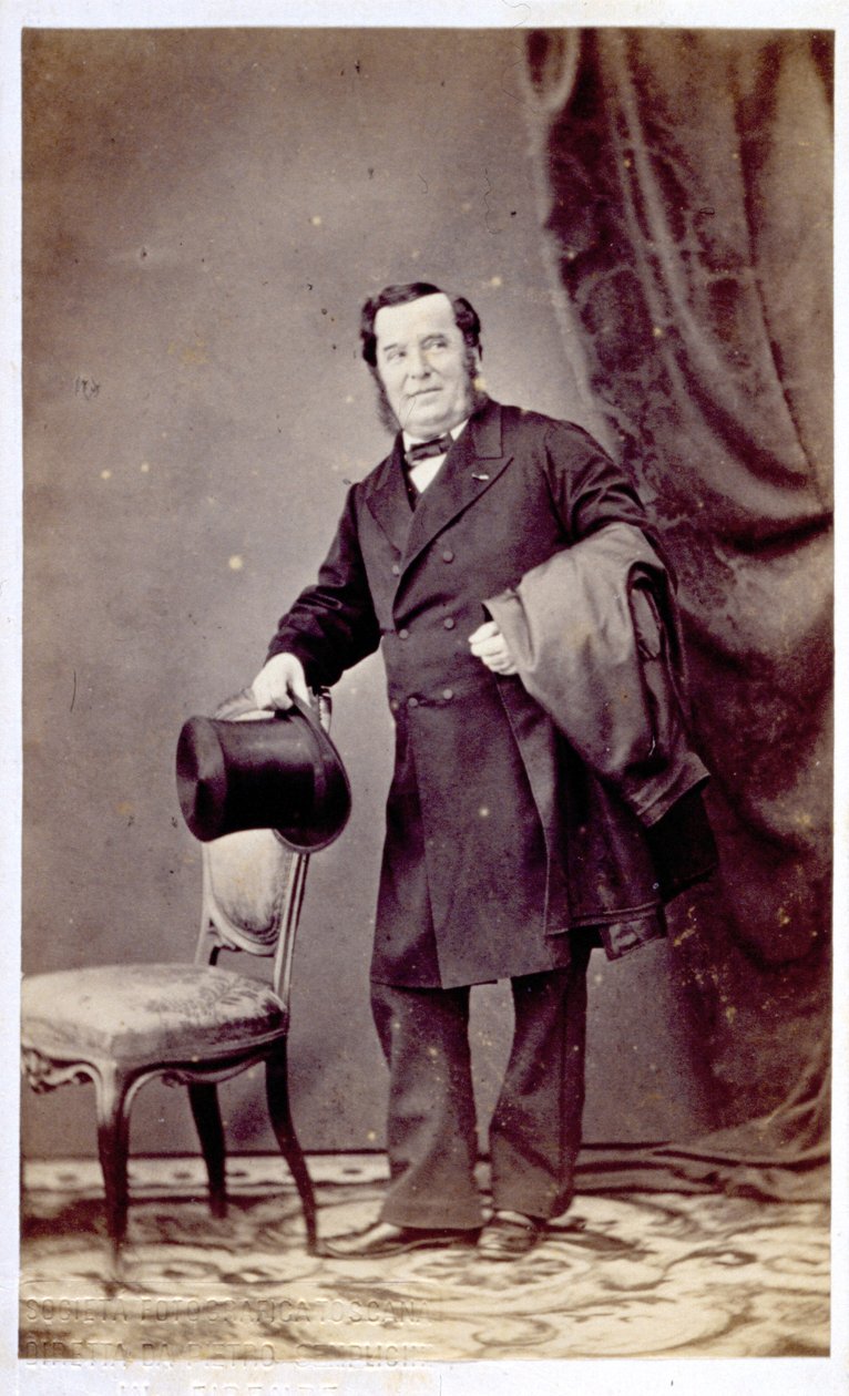 Retrato de Antonio Tamburini de Italian Photographer