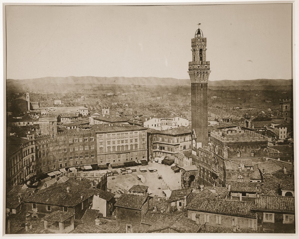 Siena, de 1870 (foto sépia) de Italian Photographer