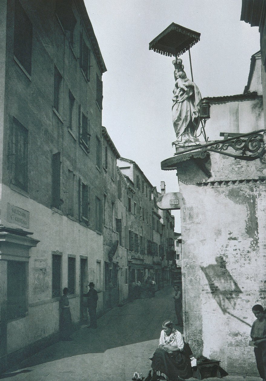 Vista, de, Salizzada, san, Giustina de Italian Photographer