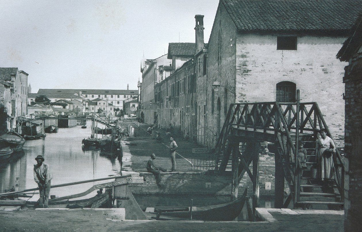 Vista, de, um, canal de Italian Photographer
