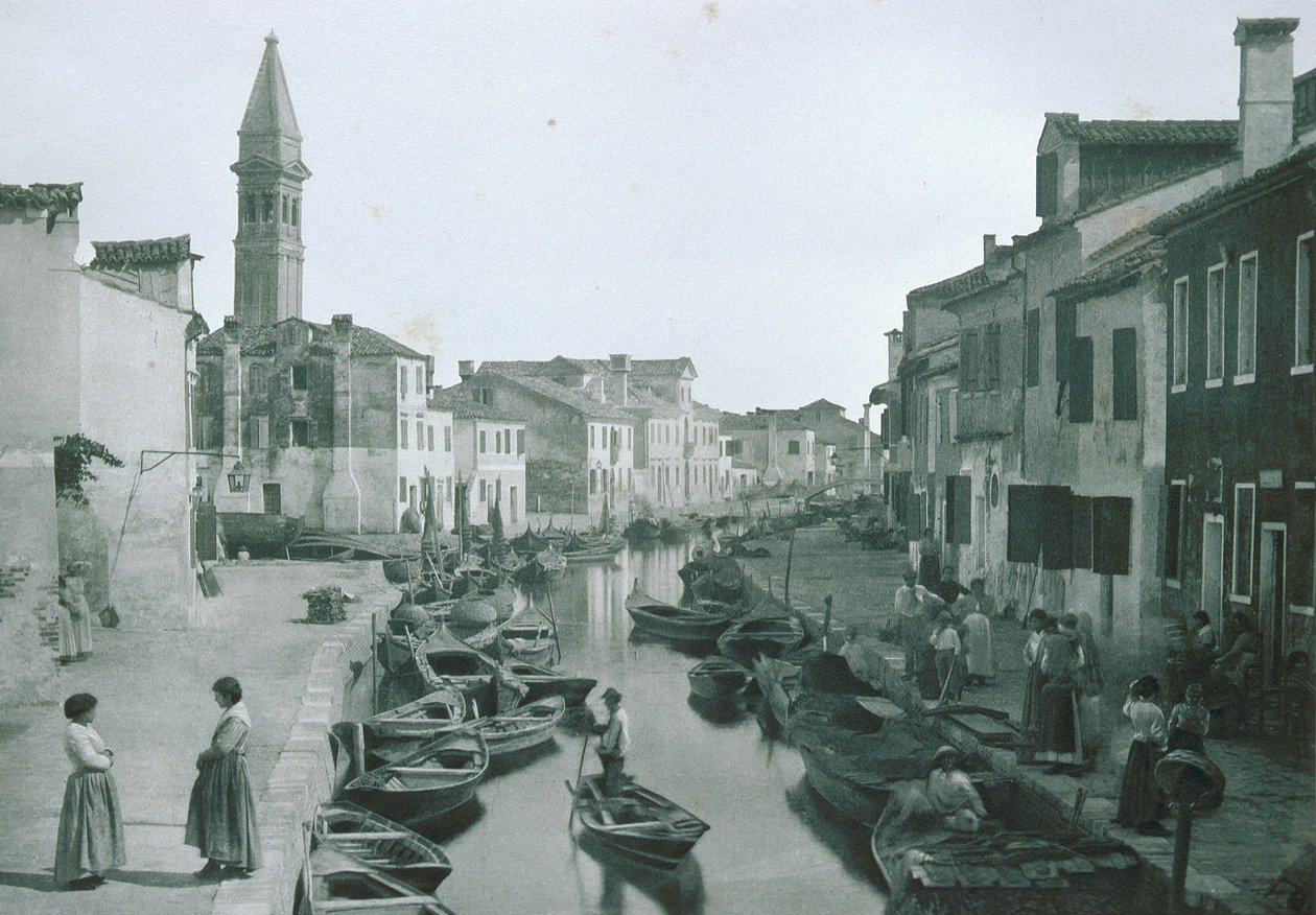 Vista, de, um, canal de Italian Photographer