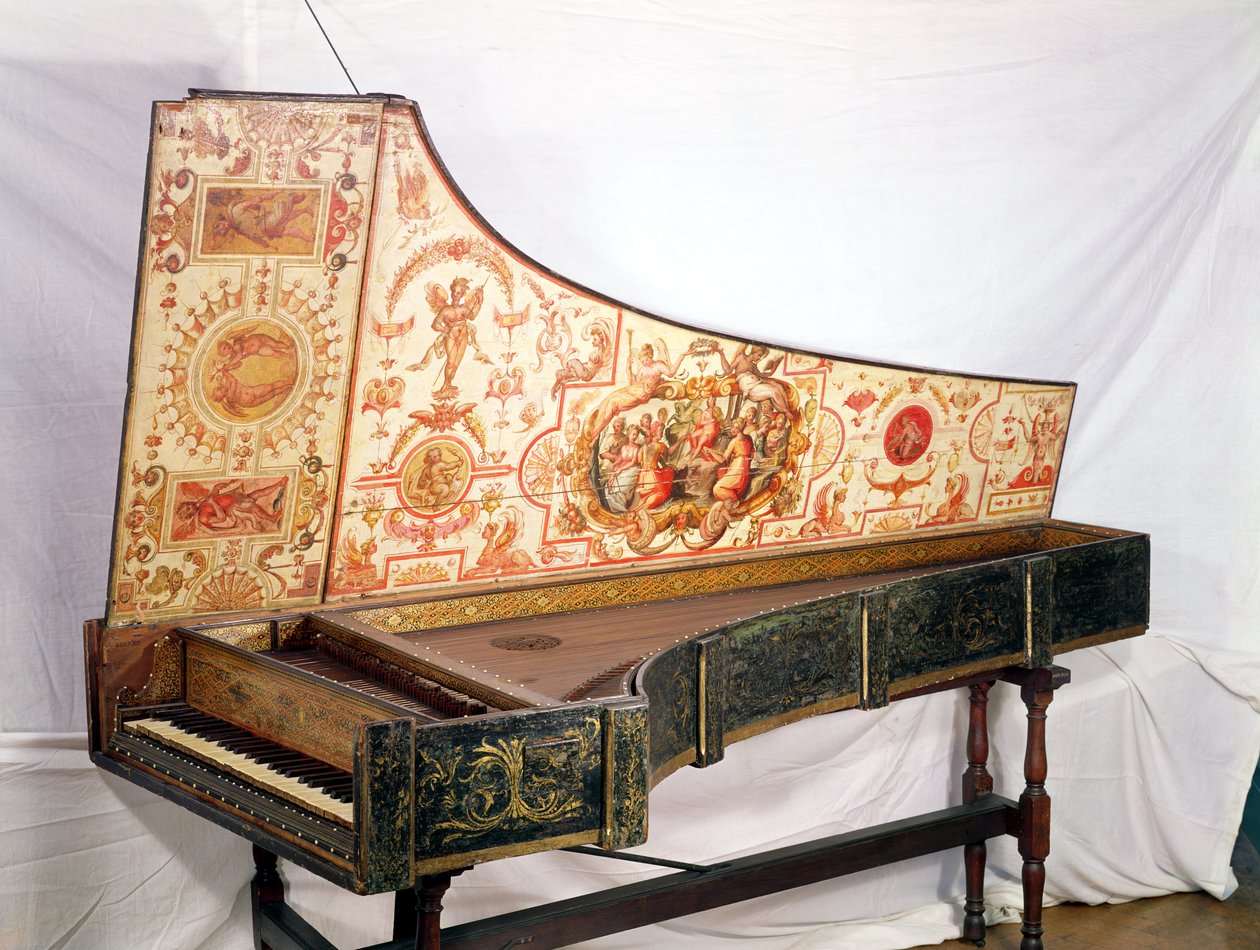 Cravo dourado e pintado por Giovanni Antonio Bafto, Veneza, 1774 de Italian School