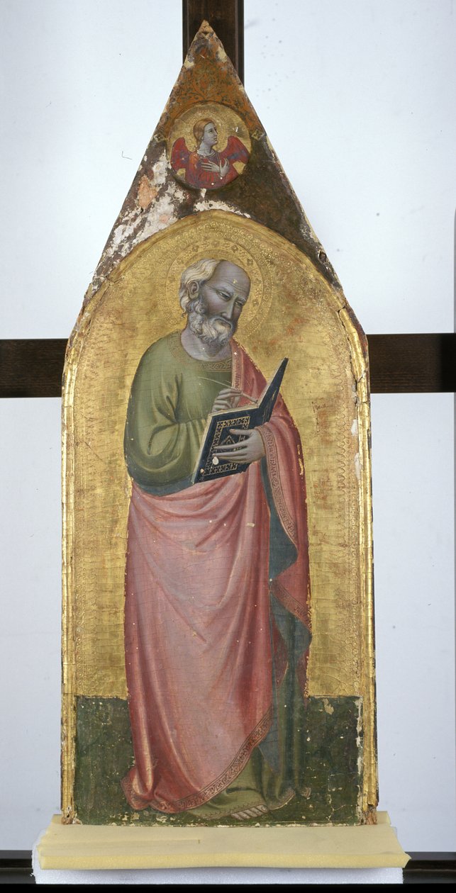 João Evangelista, c.1360 (tempera em madeira de choupo) de Italian School