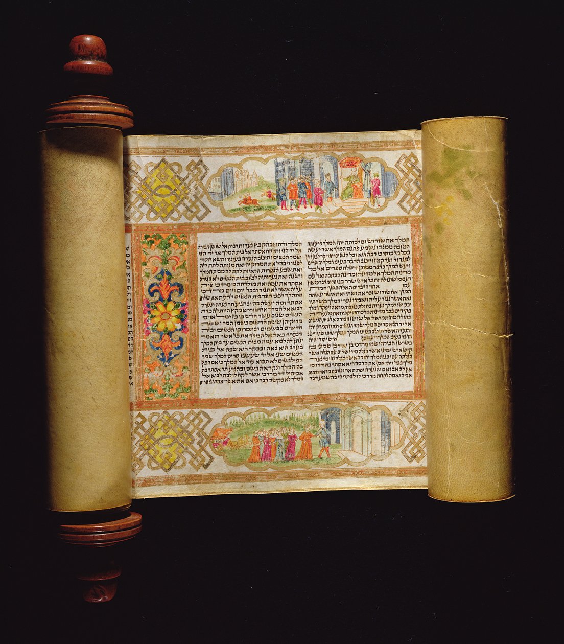 Ms.OR.85 Pergaminho de Ester, 1781 de Italian School