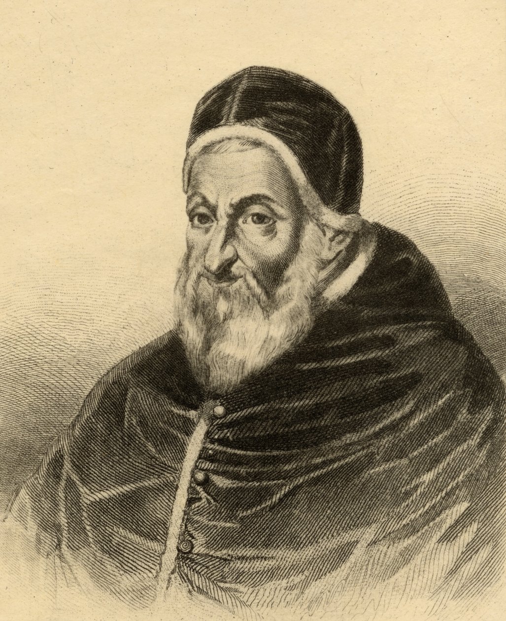 Papa Sixtus V (1520-90) de Italian School
