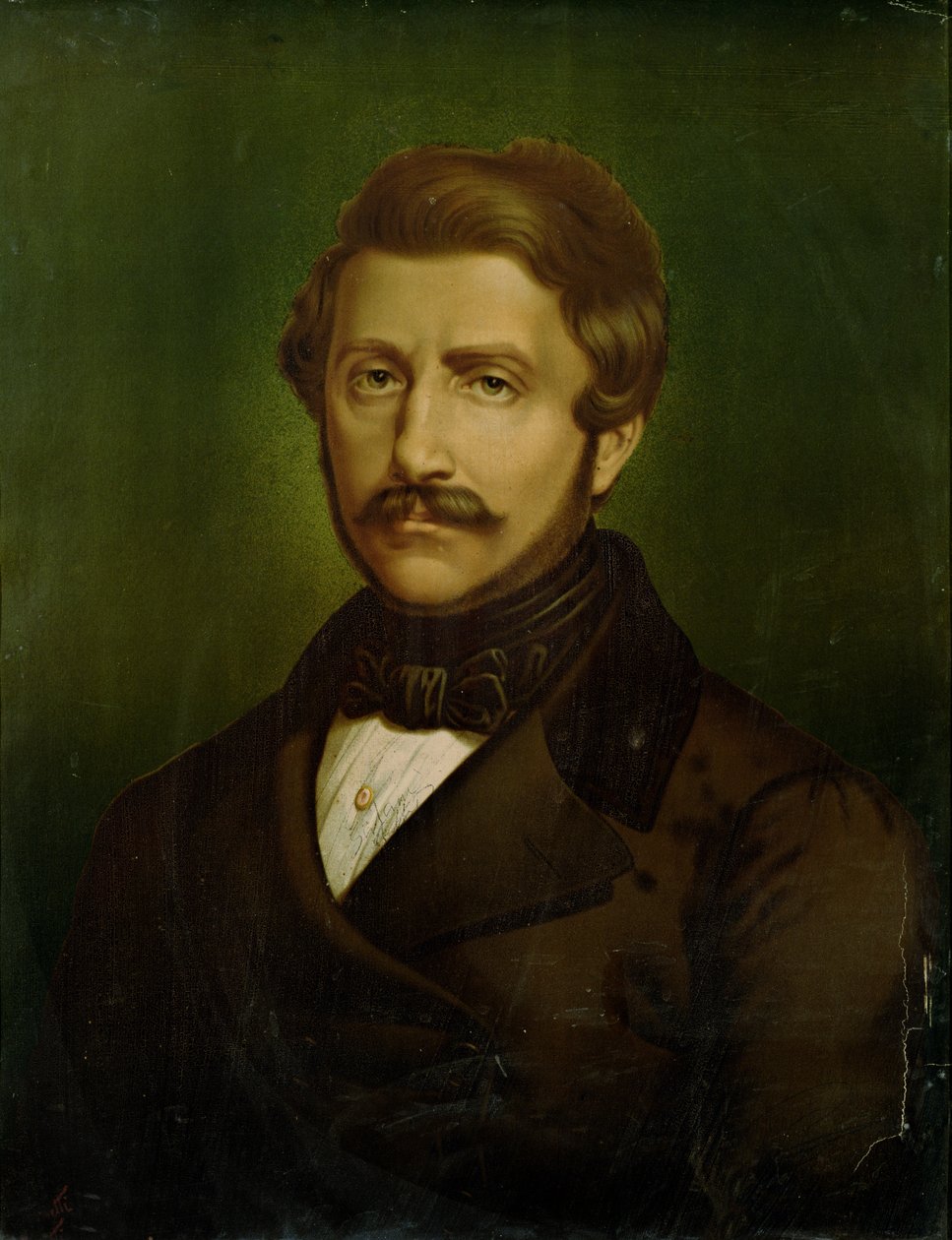 Retrato de Gaetano Donizetti (1797-1848) de Italian School