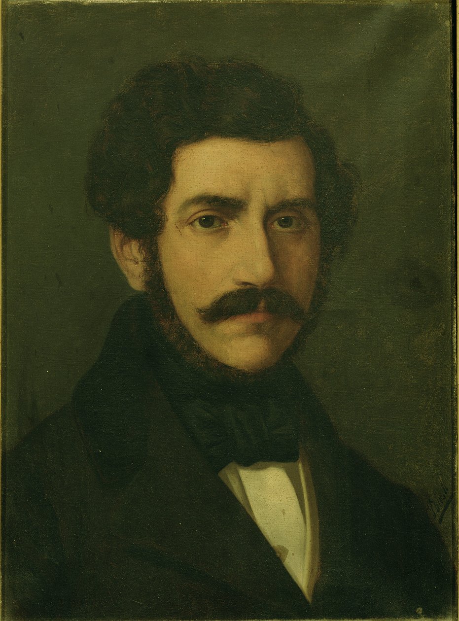 Retrato de Gaetano Donizetti (1797-1848) de Italian School