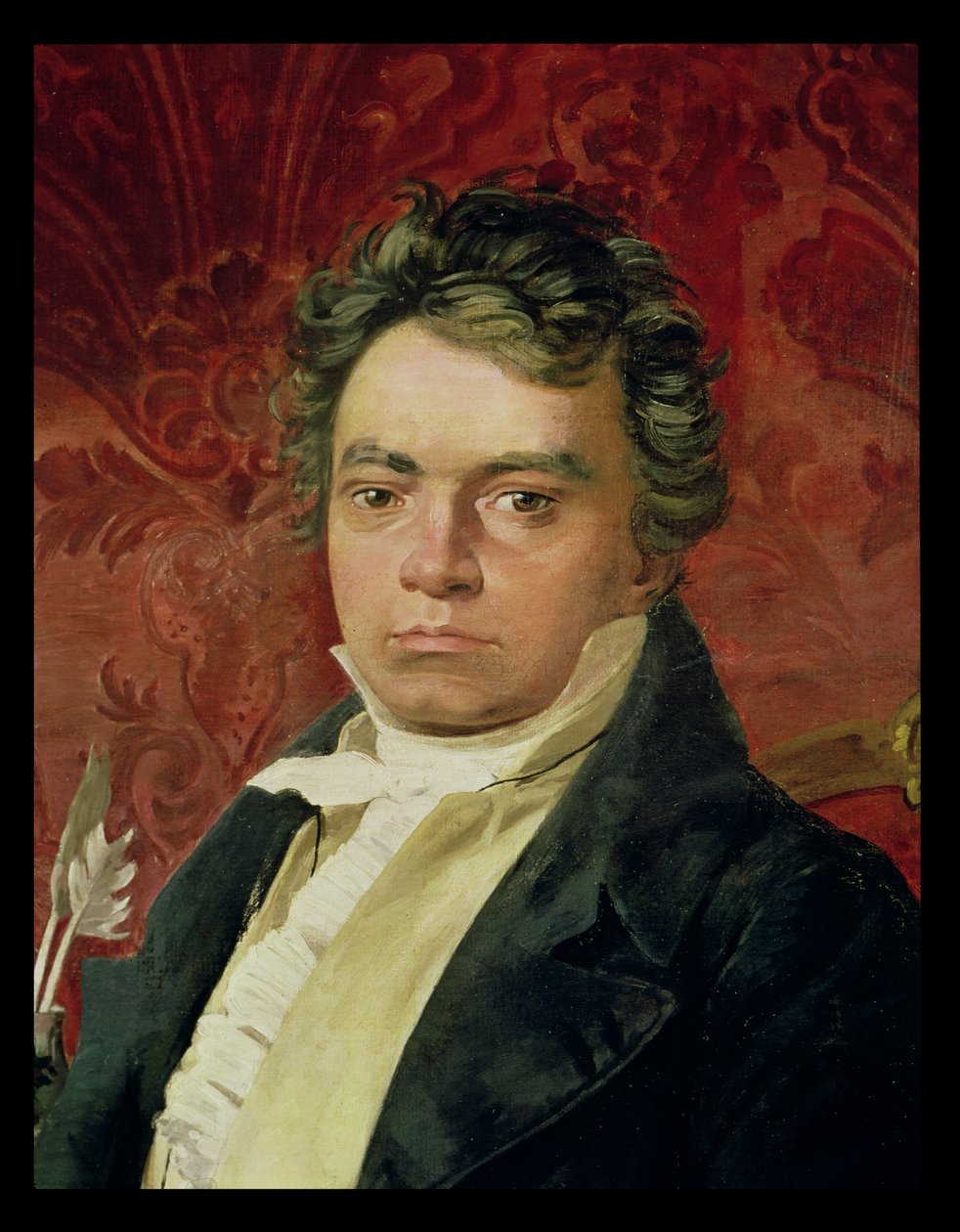 Retrato de Ludwig Van Beethoven (1770-1827) de Italian School