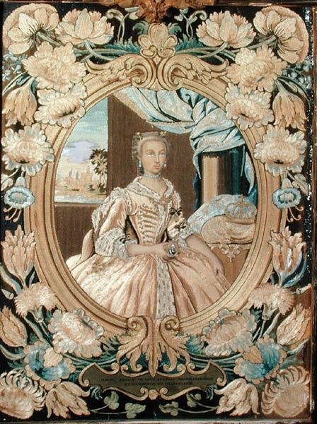 Retrato de Maria Amalia da Saxônia (1724-60) (ver 186987) de Italian School