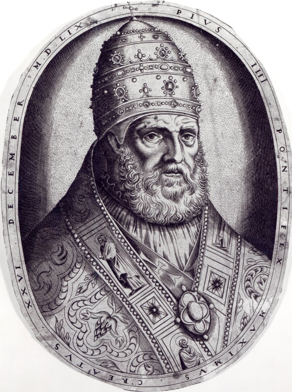 Retrato do Papa Pio IV, 1559 de Italian School
