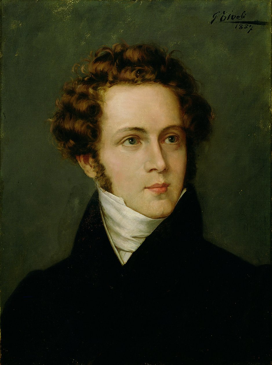 Retrato de Vincenzo Bellini (1801-1835) 1887 de Italian School