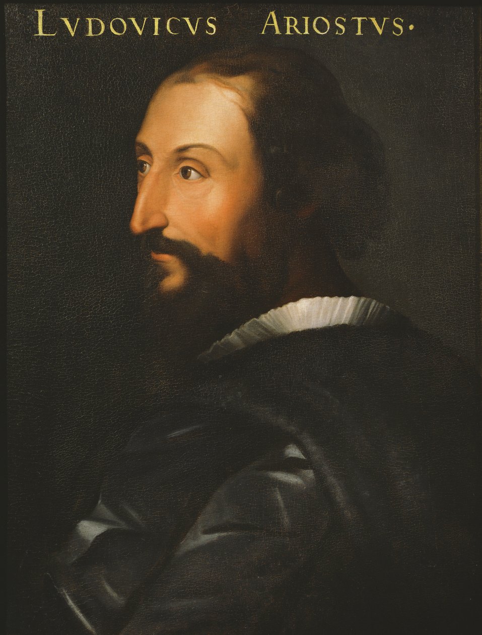 Retrato do poeta Ludovico Ariosto de Italian School
