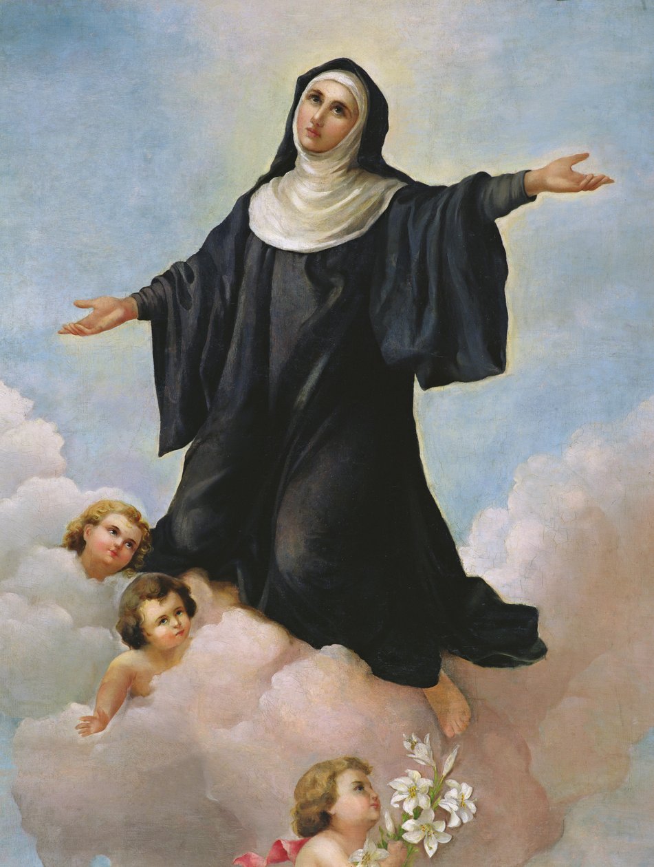 Santa Liberata in Glory, 1899 de Italian School