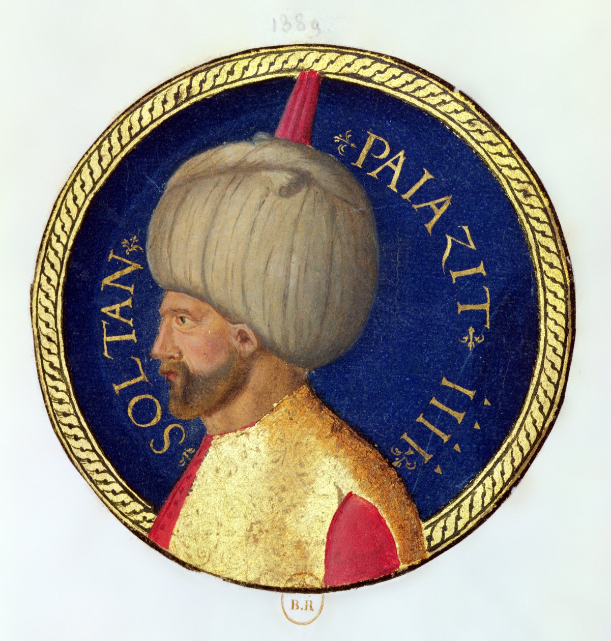 Sultão Bayezid I (1357-1403) de Italian School