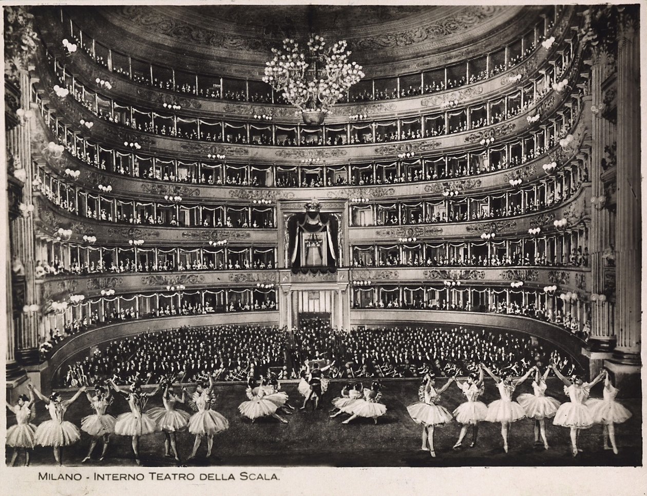 O balé da Scala de Milão de Italian School