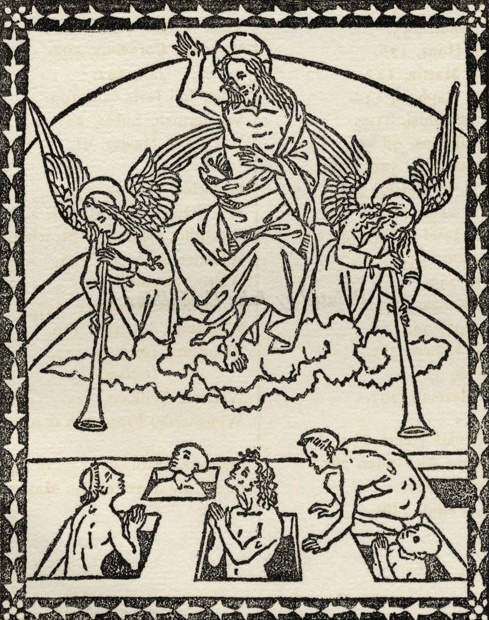 O último julgamento, de "Um catálogo de uma coleção de gravuras, gravuras e xilogravuras", de Richard Fisher, publicado em 1879 de Italian School