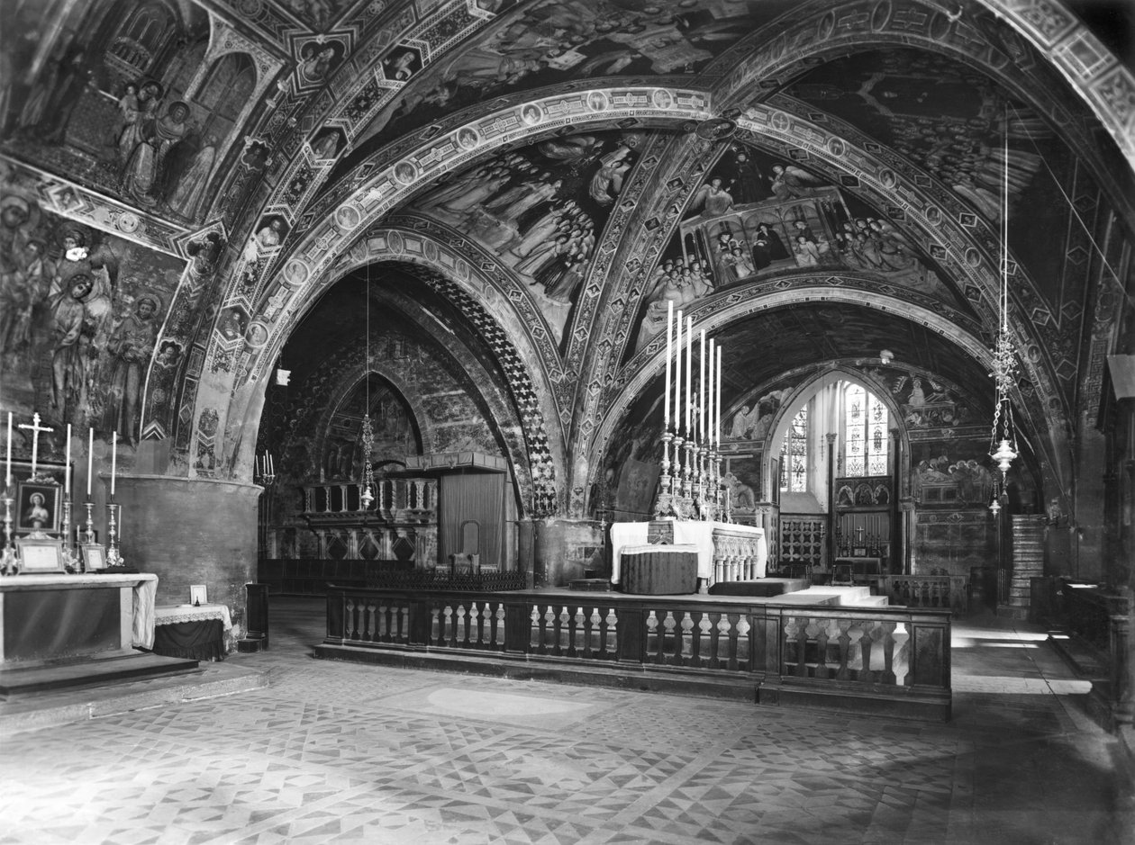 Vista, de, a, interior, de, a, igreja baixa de Italian School