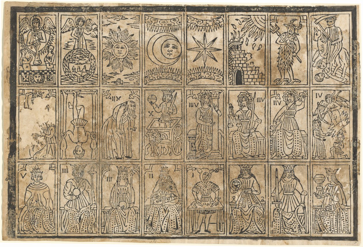 Cartas de jogar de Italian 15th Century