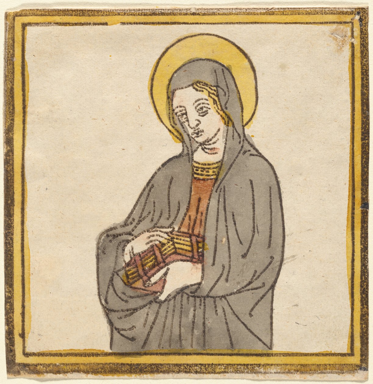 Santa Catarina de Sena, ou Santa Clara de Assis de Italian 15th Century