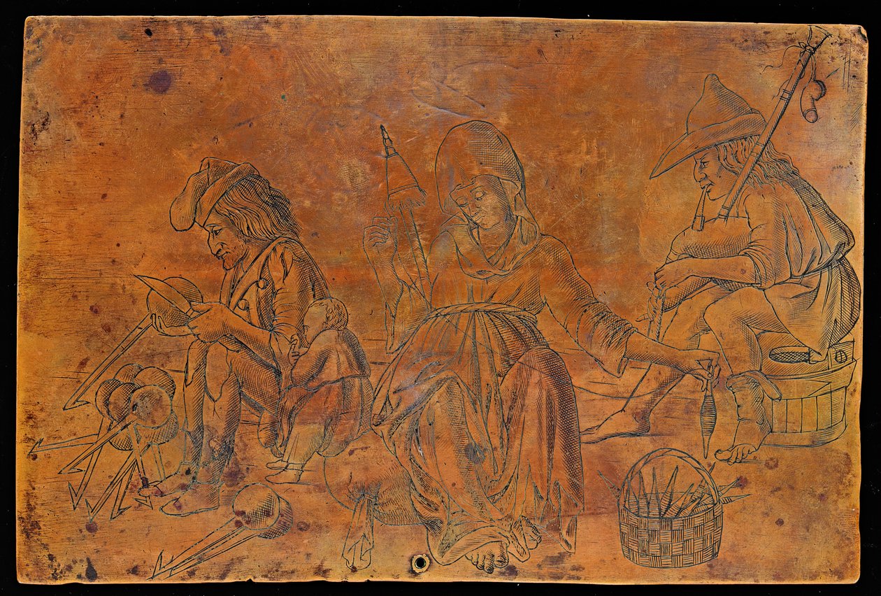 Várias Profissões [reto] de Italian 15th Century