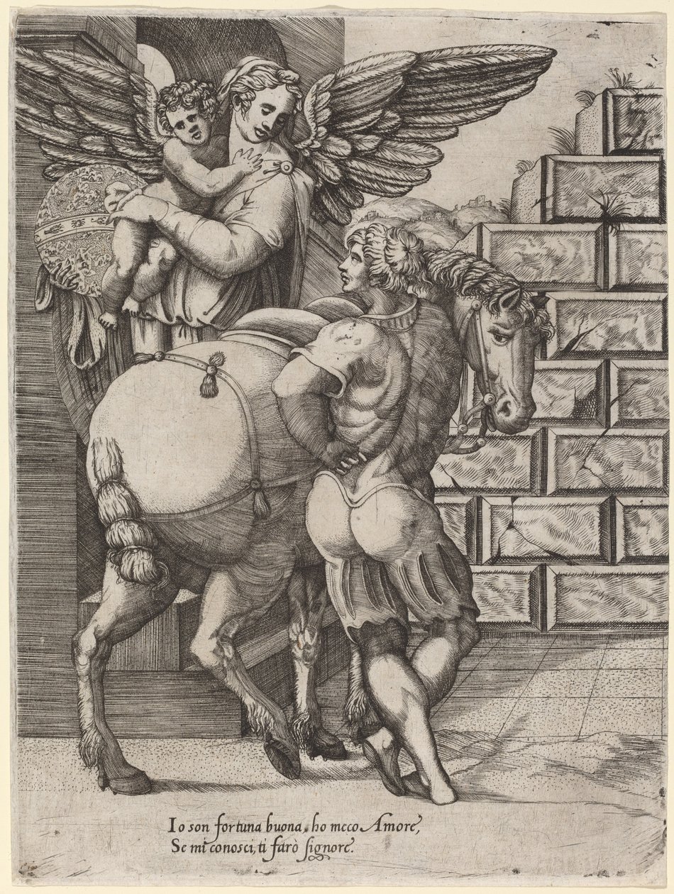 Alegoria da Fortuna de Italian 16th Century