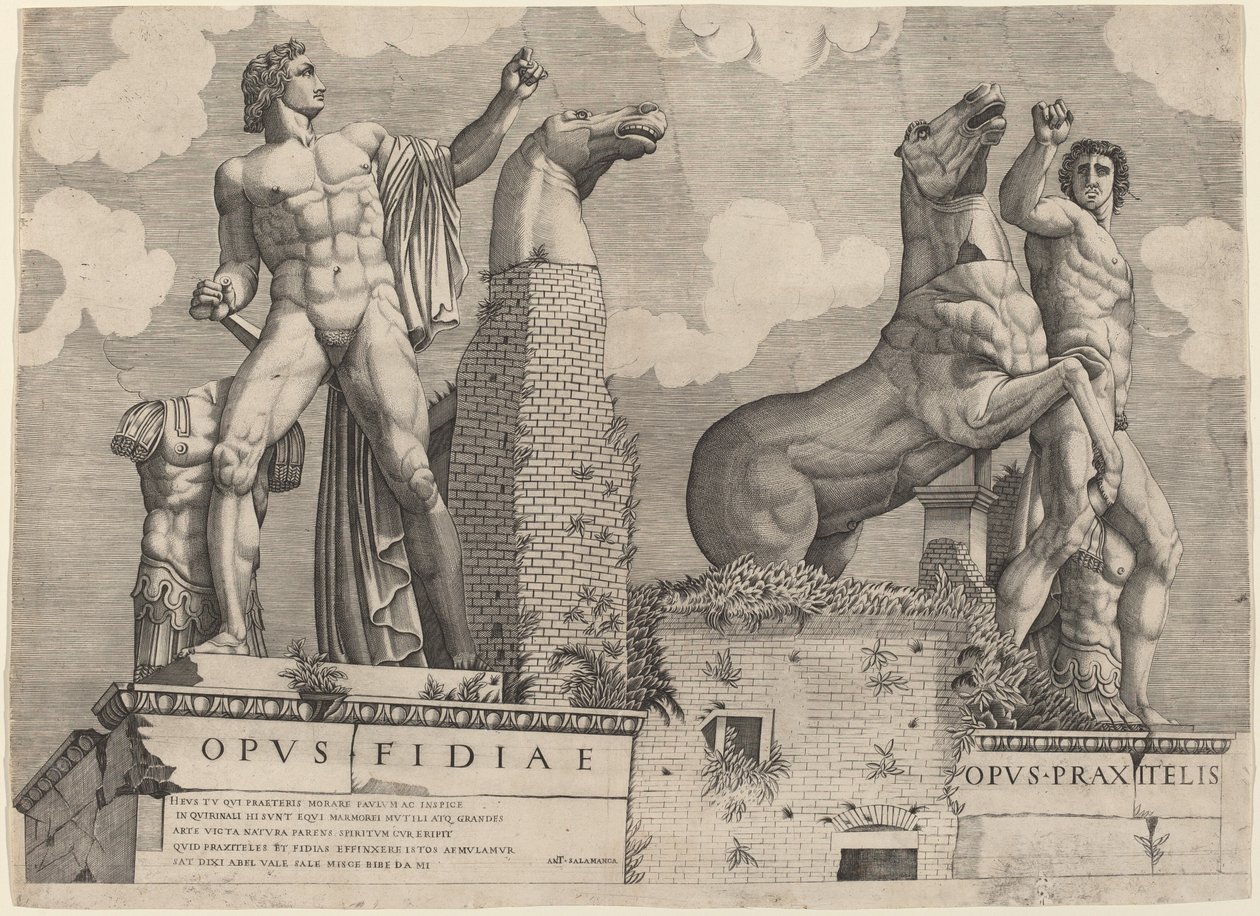 O Trabalho das Filhas... O Trabalho de Praxiteles de Italian 16th Century