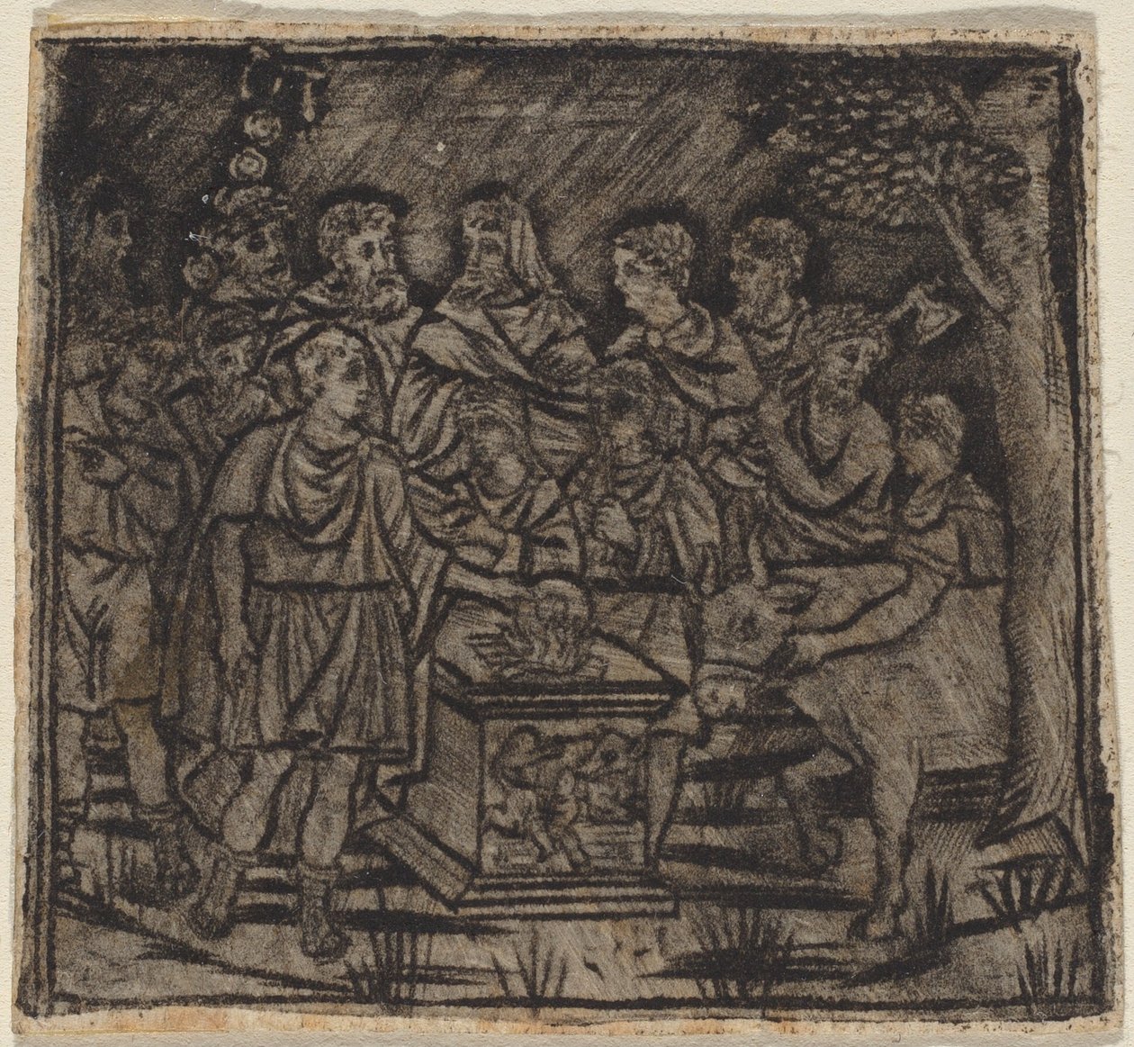 Sacrifício de Italian 16th Century