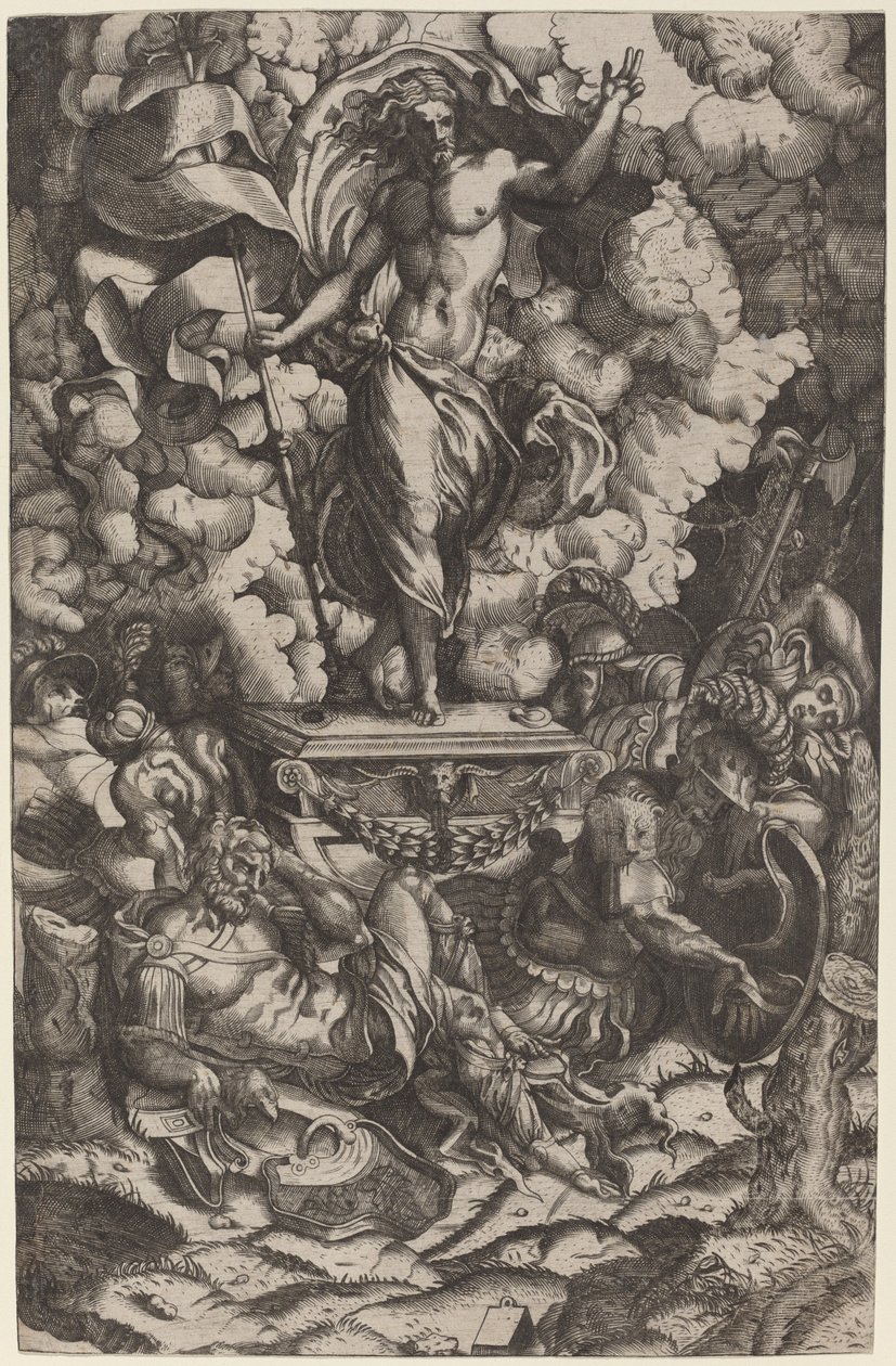 A ressurreição de Italian 16th Century after Francesco Salviati