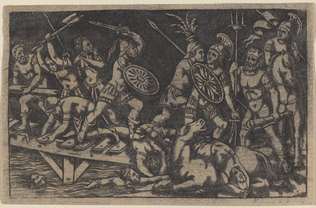 Horácio Cocles de Italian 18th or 19th Century
