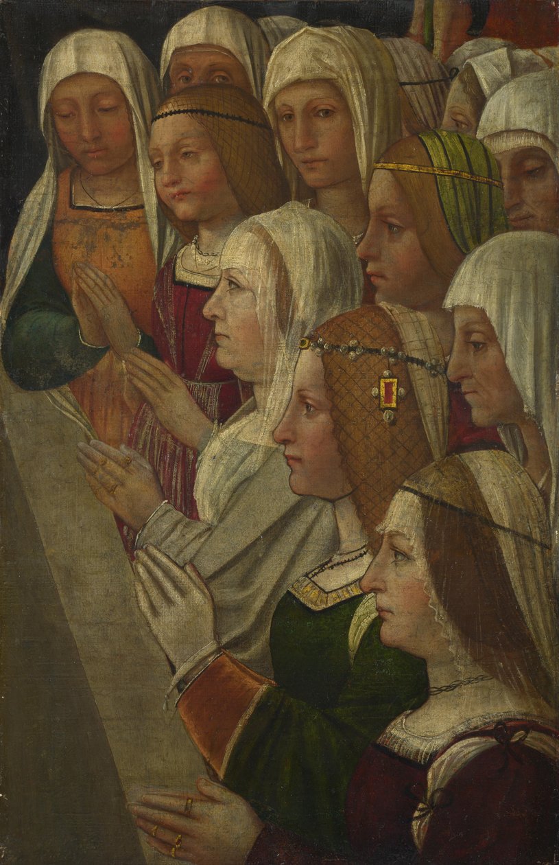 Membros Femininos de uma Confraria, c. 1500 de Italian Master