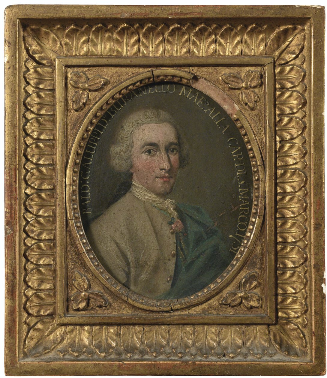 Retrato do compositor Baldassare Galuppi 1706-1785, 1751 de Italian Master
