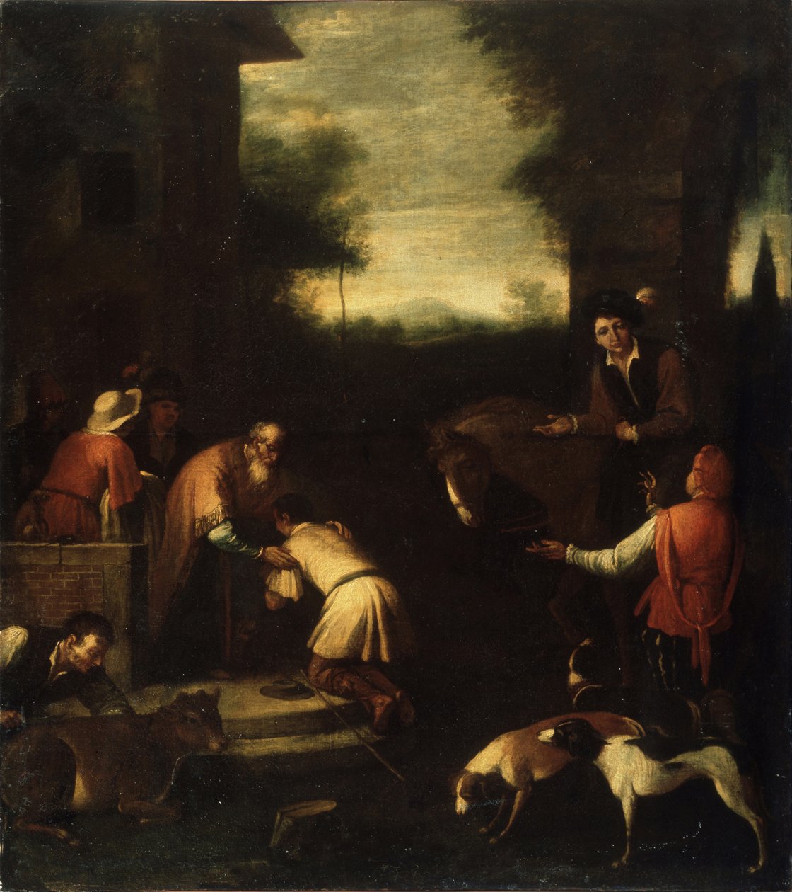 Retorno do filho pródigo, século XVII de Italian Master
