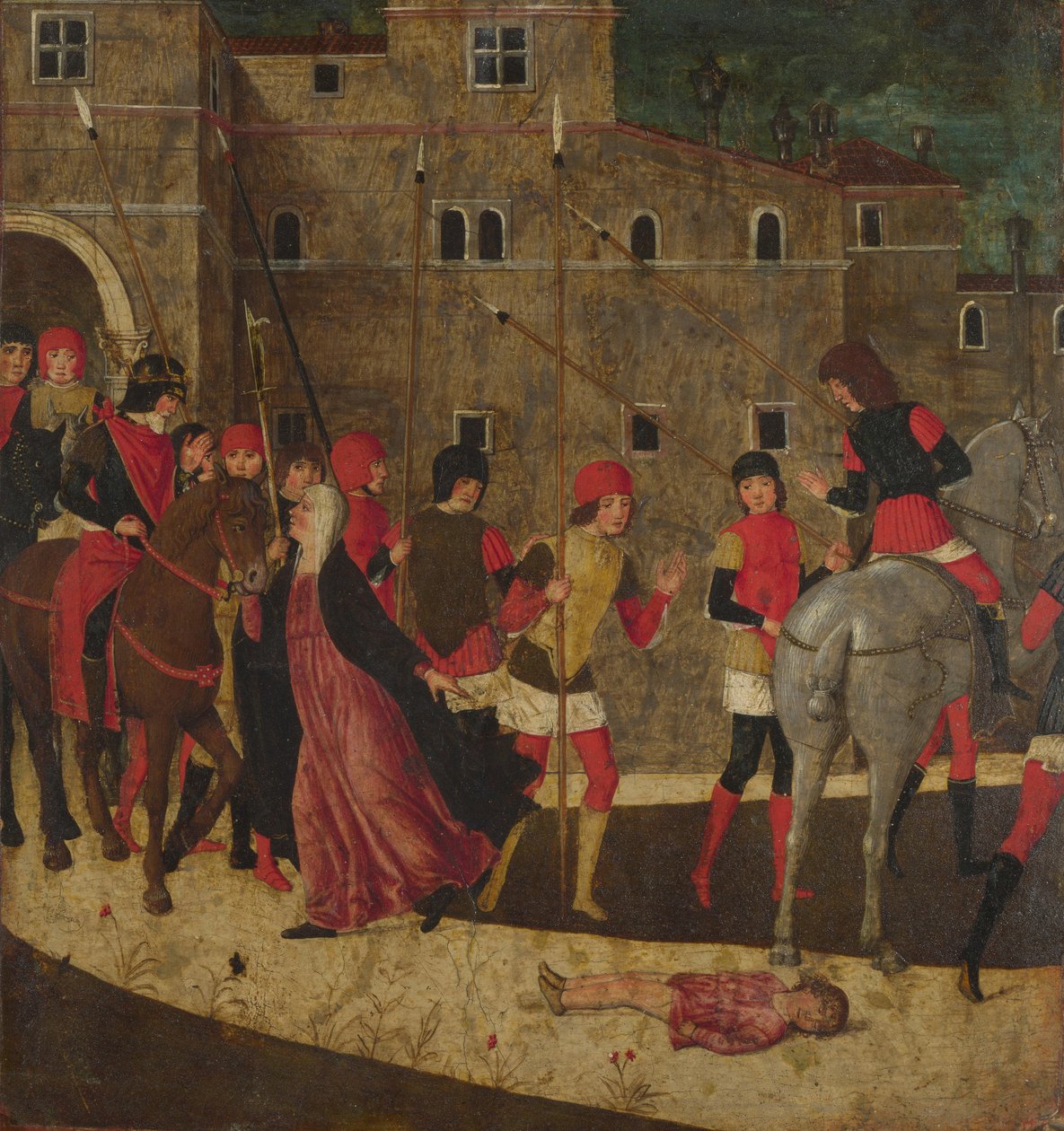 A petição da viúva, entre 1475 e 1500 de Italian Master
