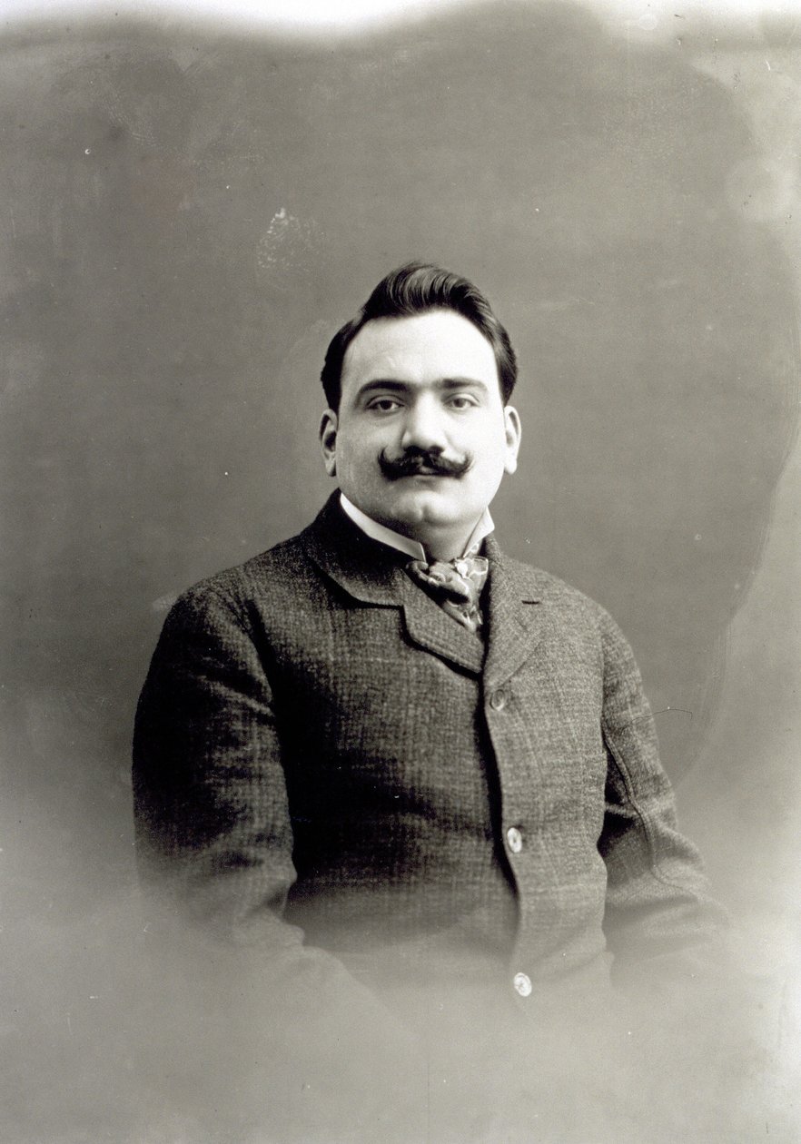 Retrato de Enrico Caruso, c.1900 de Italian Photographer