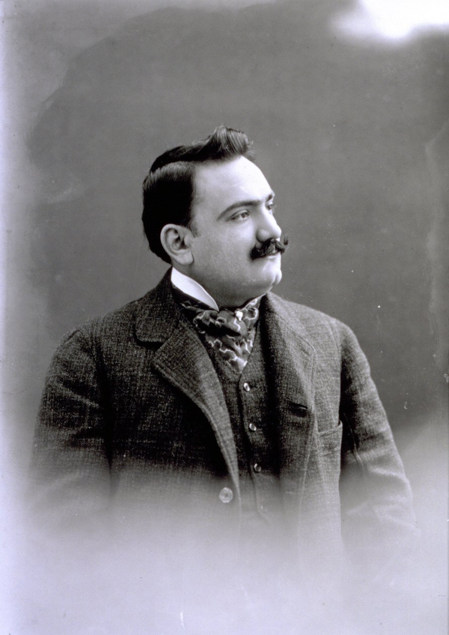 Retrato de Enrico Caruso, c.1900 de Italian Photographer