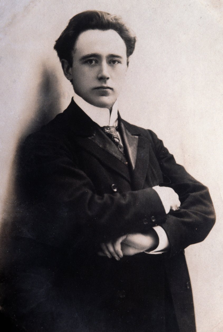Retrato de Felix von Weingartner (1863-1942) compositor e maestro austríaco de Italian Photographer