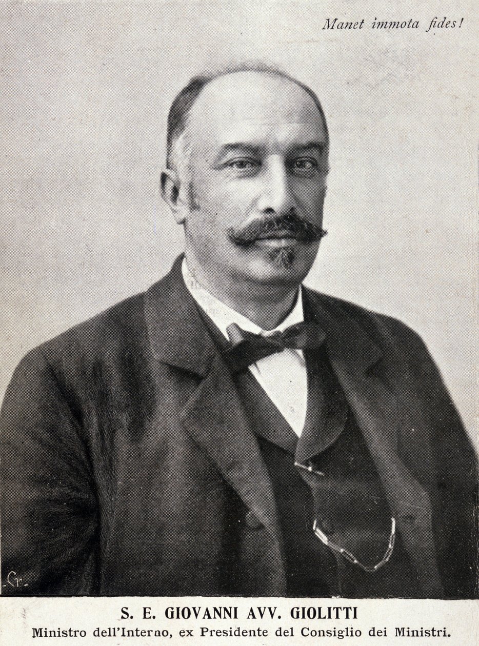 Retrato de Giovanni Giolitti (1842-1928), político italiano. de Italian Photographer