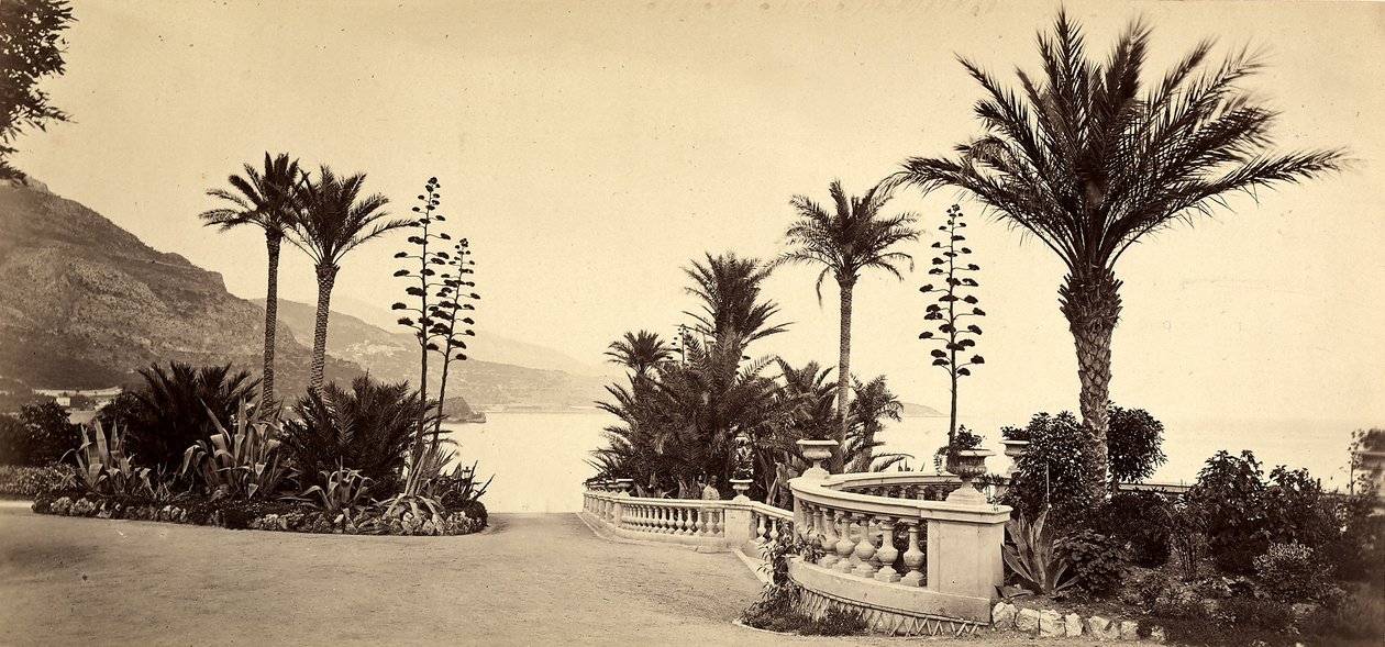 O jardim do Casino de Montecarlo, no Principado do Mónaco de Italian Photographer