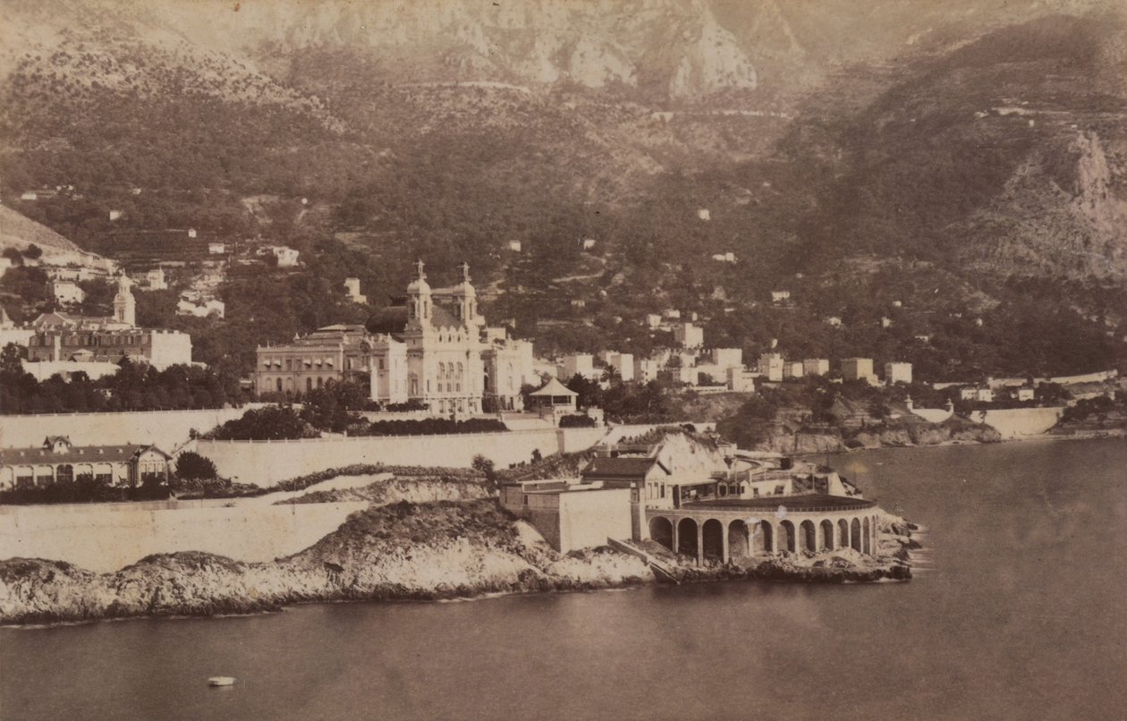 O Golfo de Montecarlo, 07/1887 (foto a p/b) de Italian Photographer