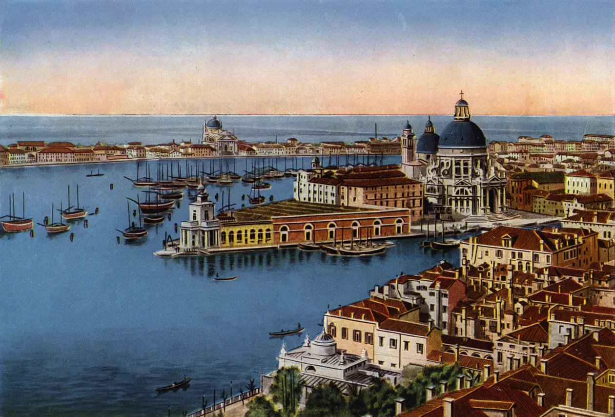 Venezia / Veneza: Panorama do Campanário (fotografia a cores) de Italian Photographer