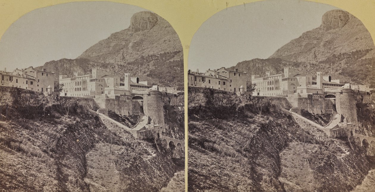 Vista do Palácio dos Príncipes no Principado do Mónaco de Italian Photographer