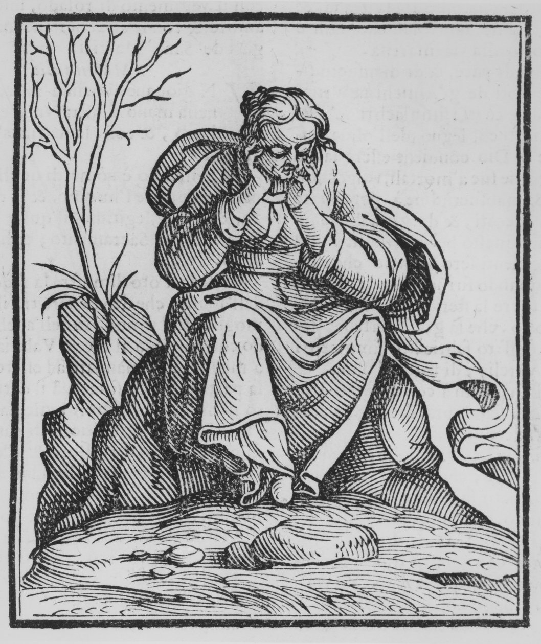Alegoria da Melancolia de Italian School