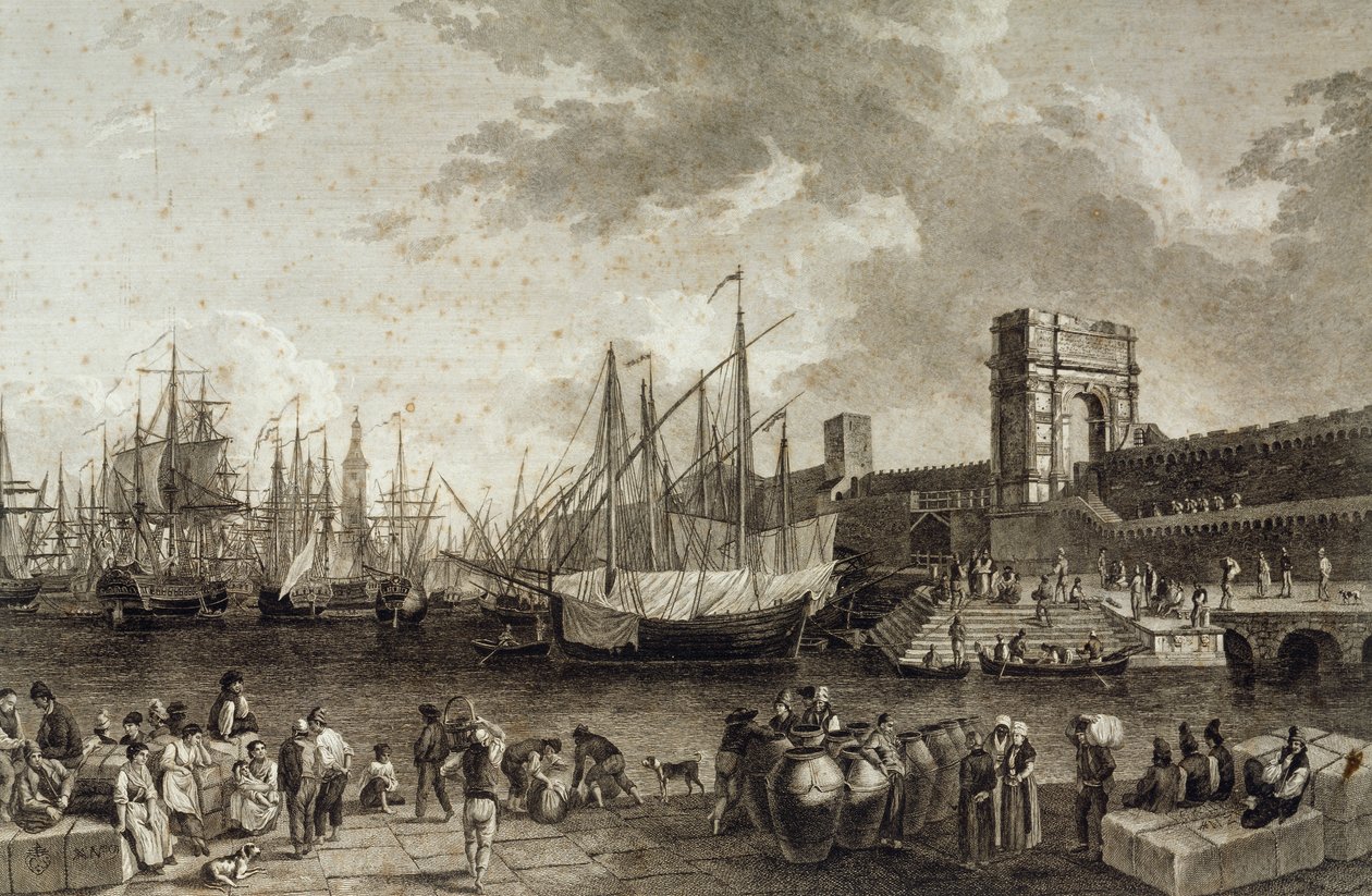 porto de Ancona de Italian School