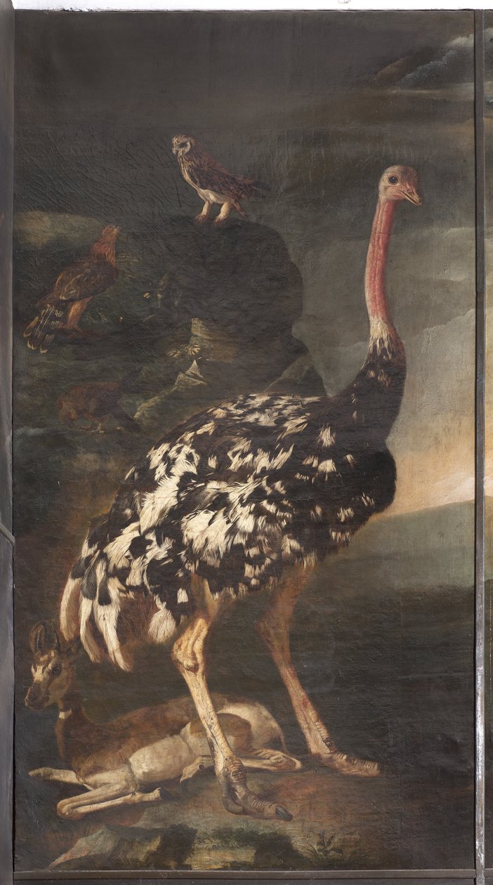 Animais, mito de Orfeu, detalhe de Italian School