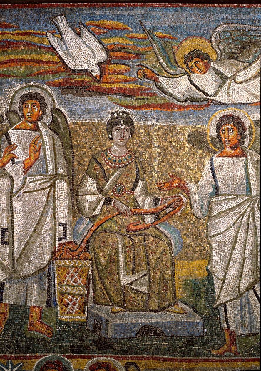 Anunciação (mosaico) de Italian School