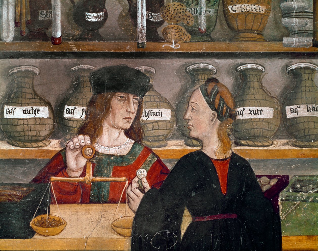 Loja do farmacêutico de Italian School
