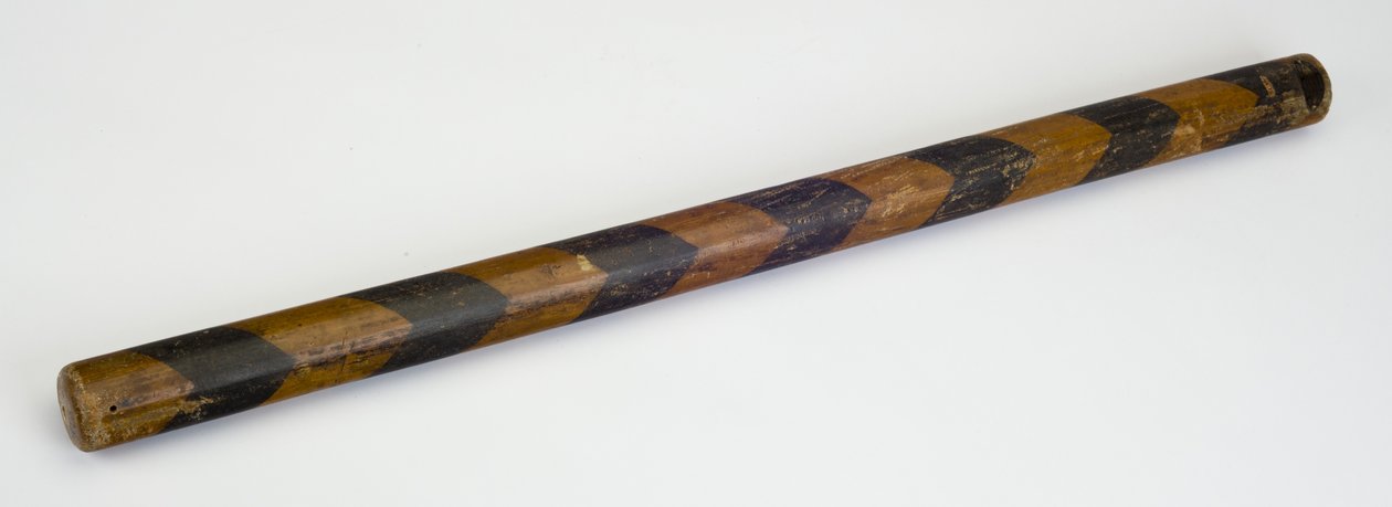 Baton para o &39;Giuoco del Ponte&39; (madeira e tinta) de Italian School